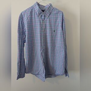 Polo Dress Shirt Pastel Men's XL